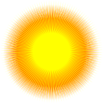 sun abstract design